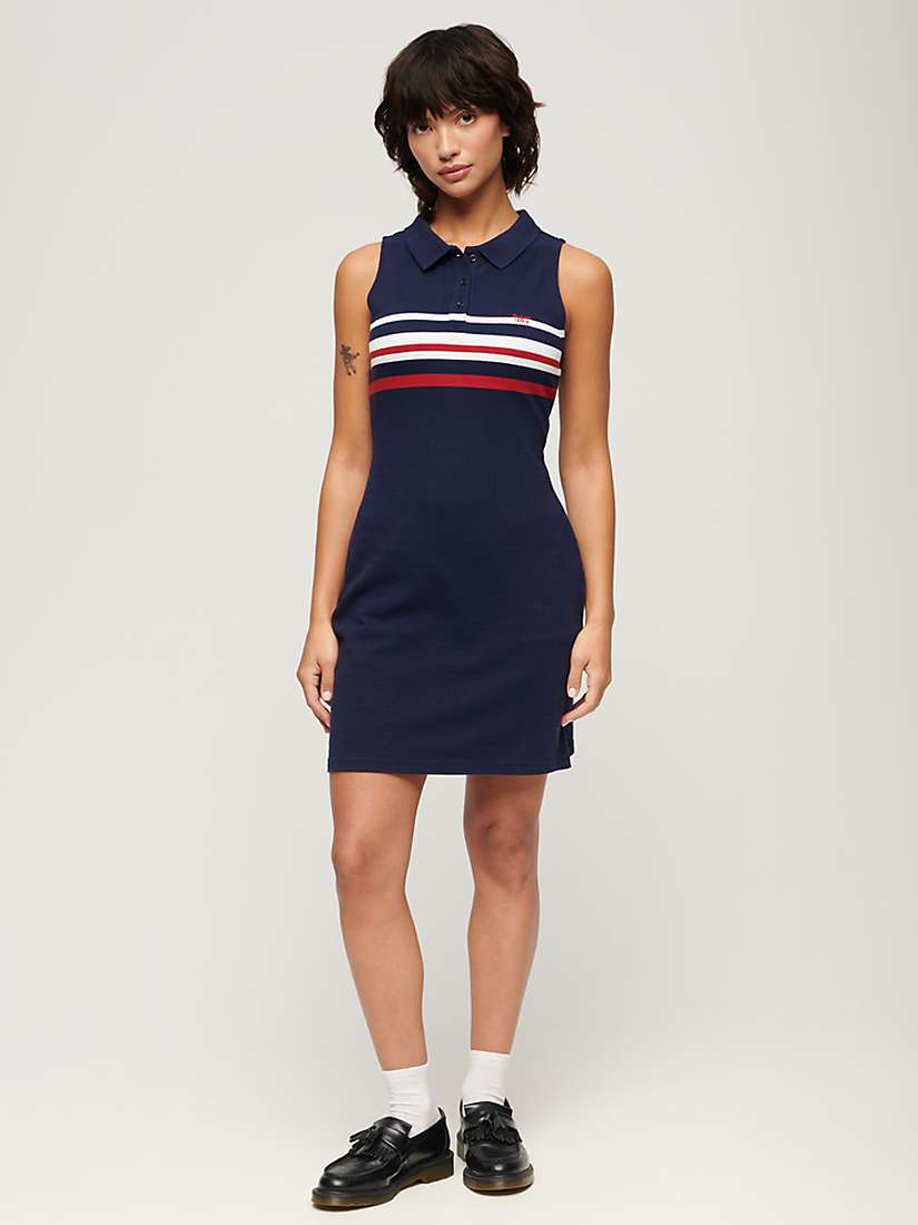 Buy Superdry Jersey Polo Mini Dress Online at johnlewis.com