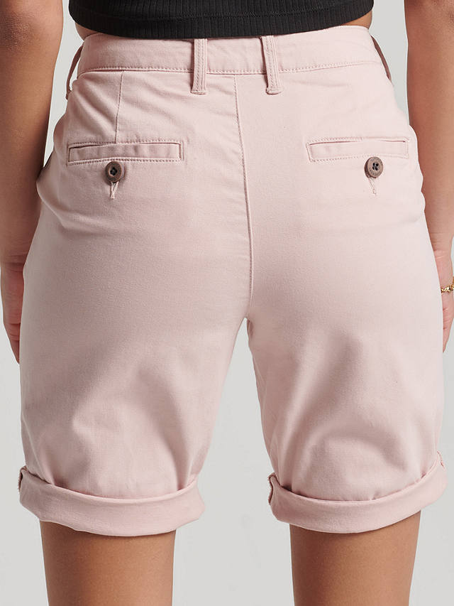 Superdry City Chino Shorts, Peach Whip