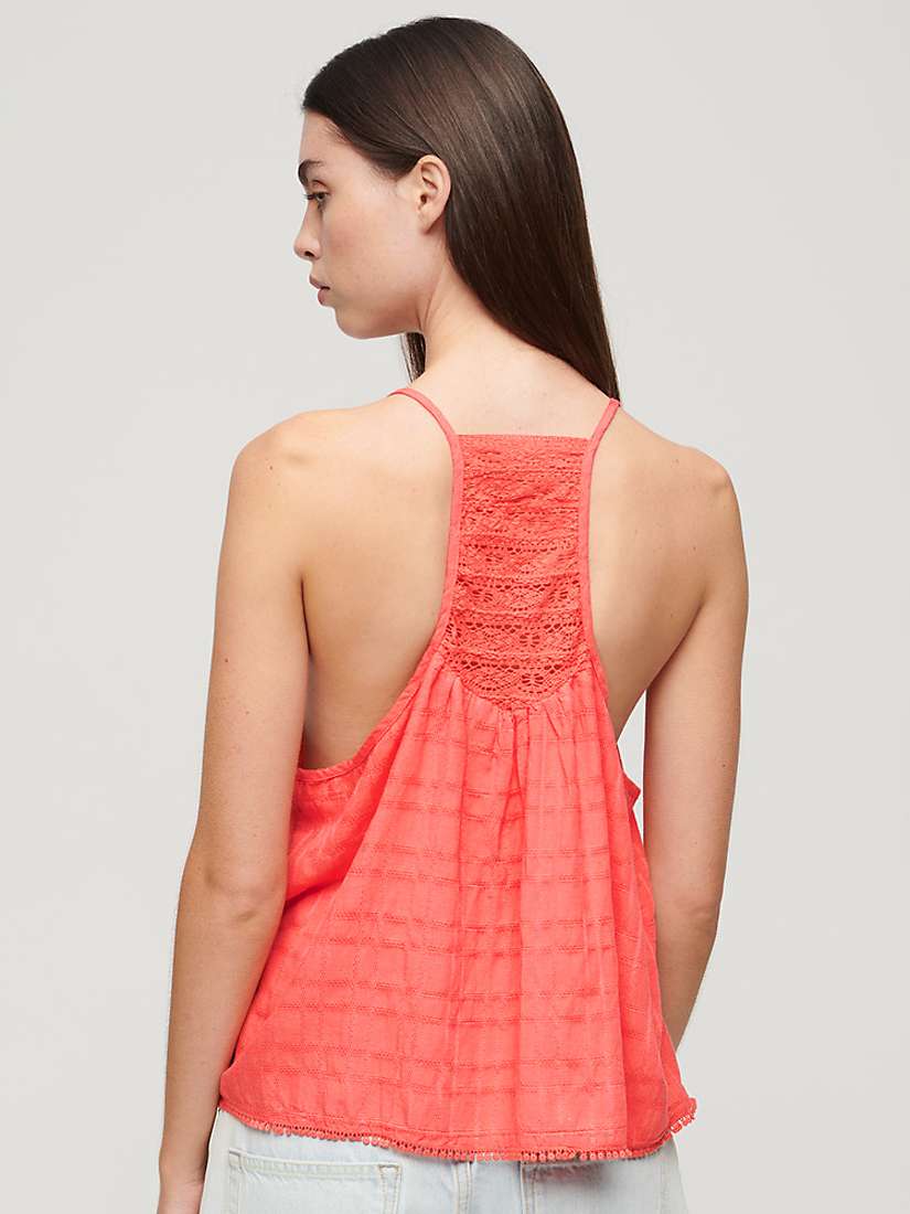 Buy Superdry Lace Cami Beach Top Online at johnlewis.com