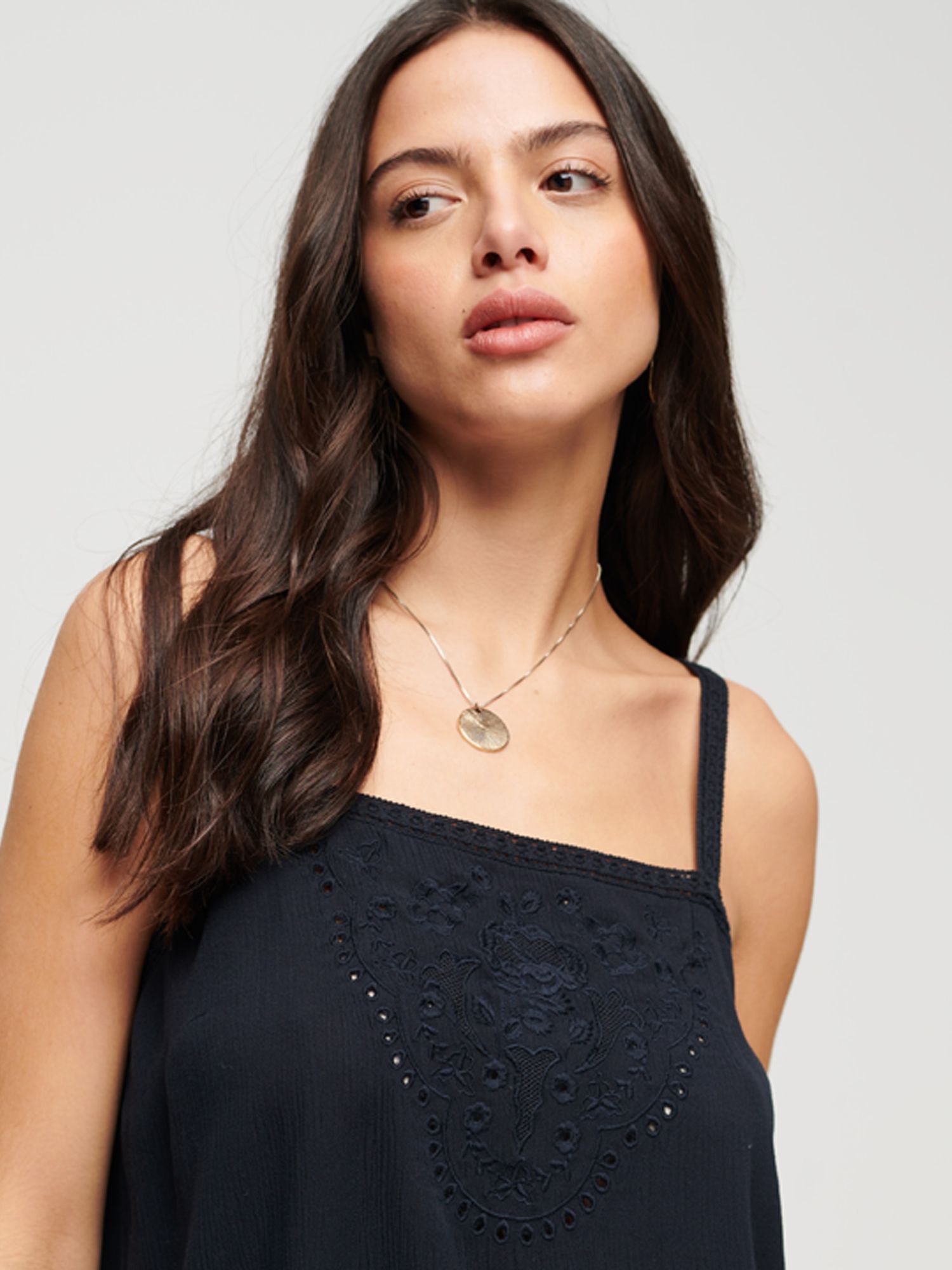 Buy Superdry Embroidered Cami Top Online at johnlewis.com
