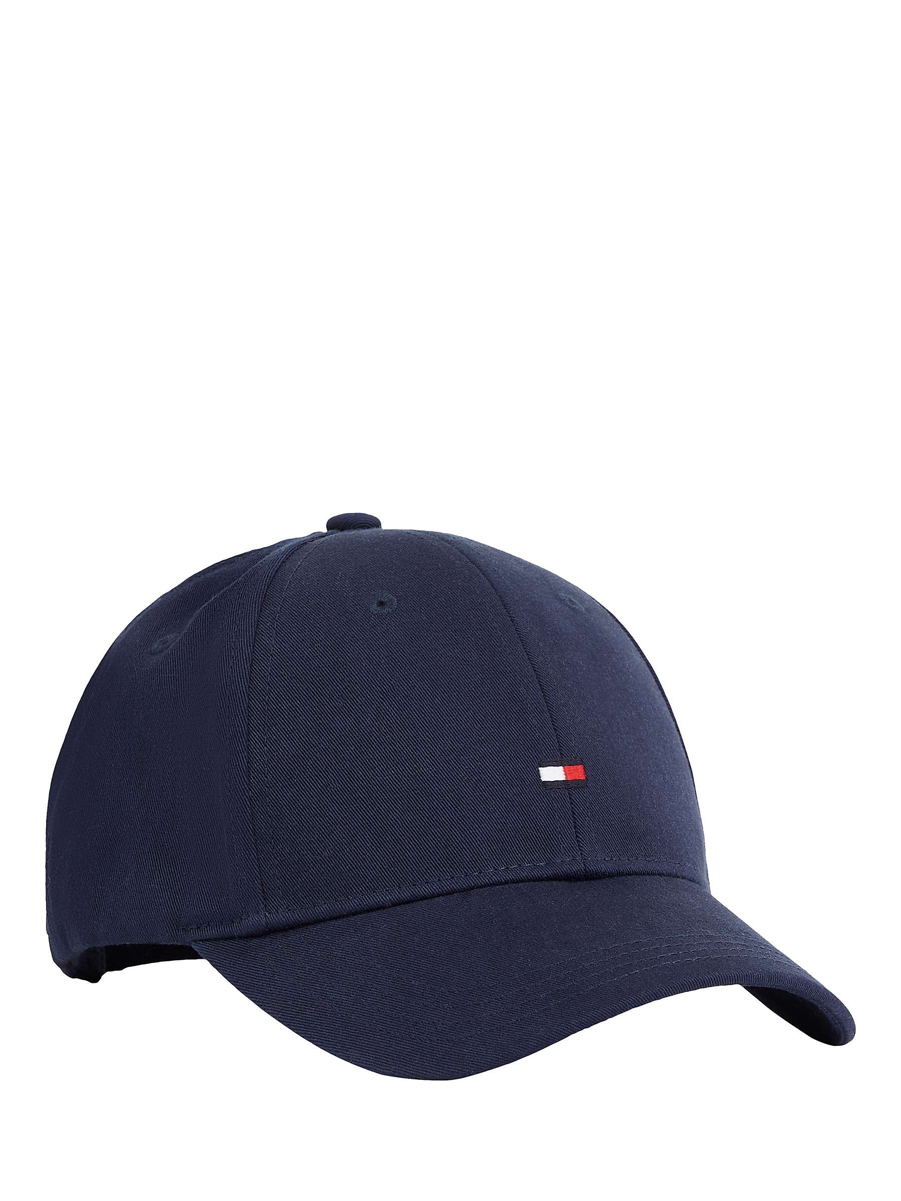 Buy Tommy Hilfiger Kids' Small Flag Logo Organic Cotton Cap, Space Blue Online at johnlewis.com