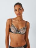 AND/OR Blake Floral Lace Bra, Black