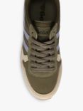 Gola Daytona Chute Trainers, Khaki/Lavendar