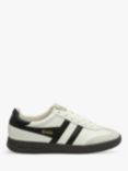 Gola Cyclone Leather Trainers, White/Black