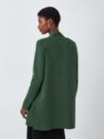 John Lewis Edge Longline Cardigan, Green