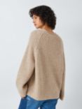 AND/OR Maggie V-Neck Wool Blend Jumper, Natural