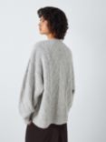 AND/OR Storm Pointe Wool Blend Cardigan, Light Grey