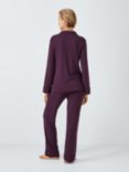 John Lewis Aria Modal Pyjama Set, Plum Perfect