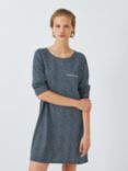 John Lewis Dash Star Cotton Nightdress, Navy