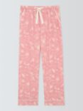 John Lewis Pomegranate Pyjama Bottoms, Pink/Multi