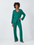 John Lewis Aria Modal Pyjama Set, Evergreen