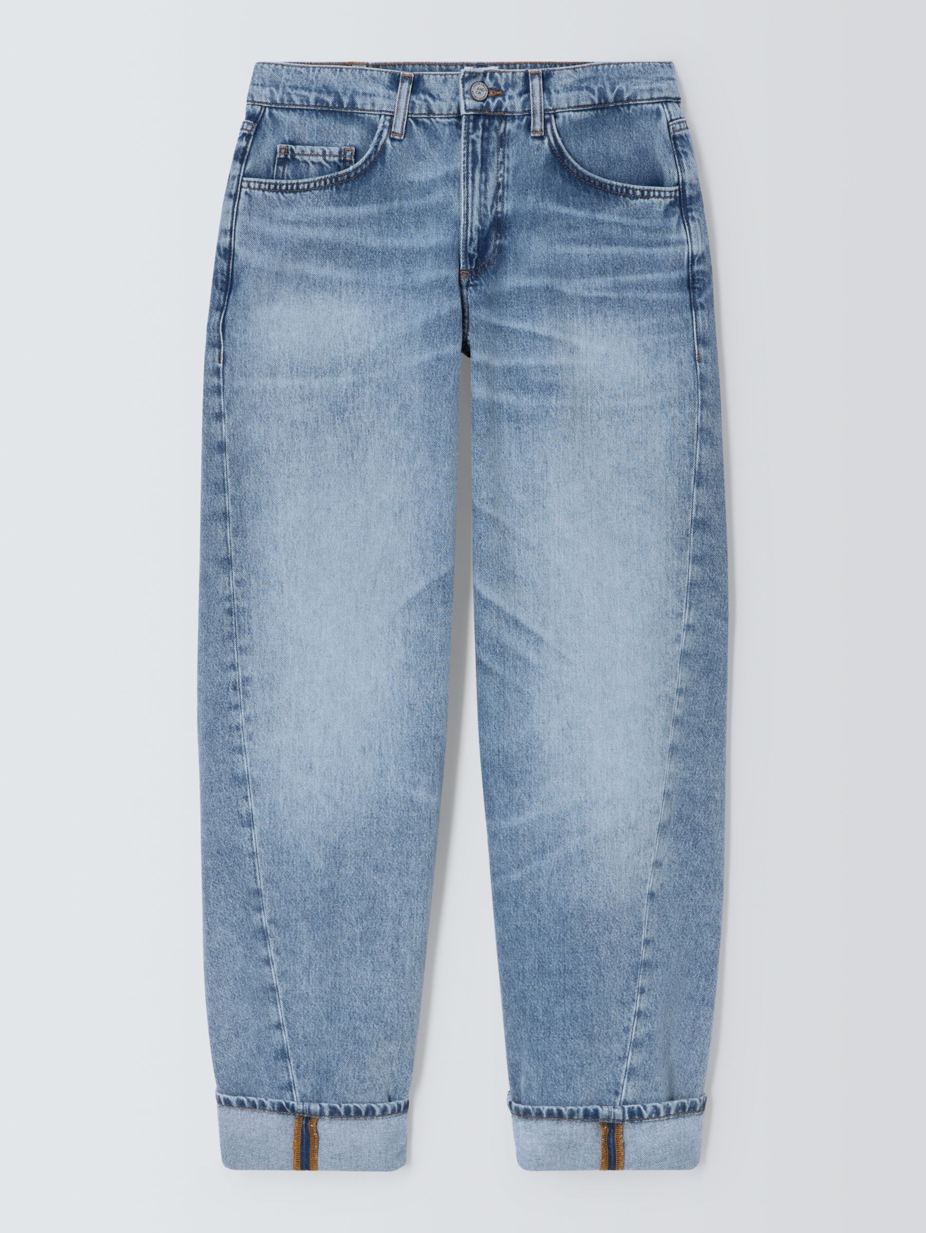 AND/OR Compton Barrel Leg Jeans, Light Blue, 26R
