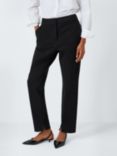 John Lewis Ponte Slim Fit Trousers, Black