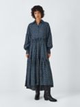 AND/OR Jessie Block Print Shirt Dress, Blue/Multi