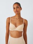 John Lewis Sofia Smooth Underwired T-Shirt Bra, Almond