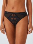 AND/OR Kellie Lace Bikini Briefs, Black