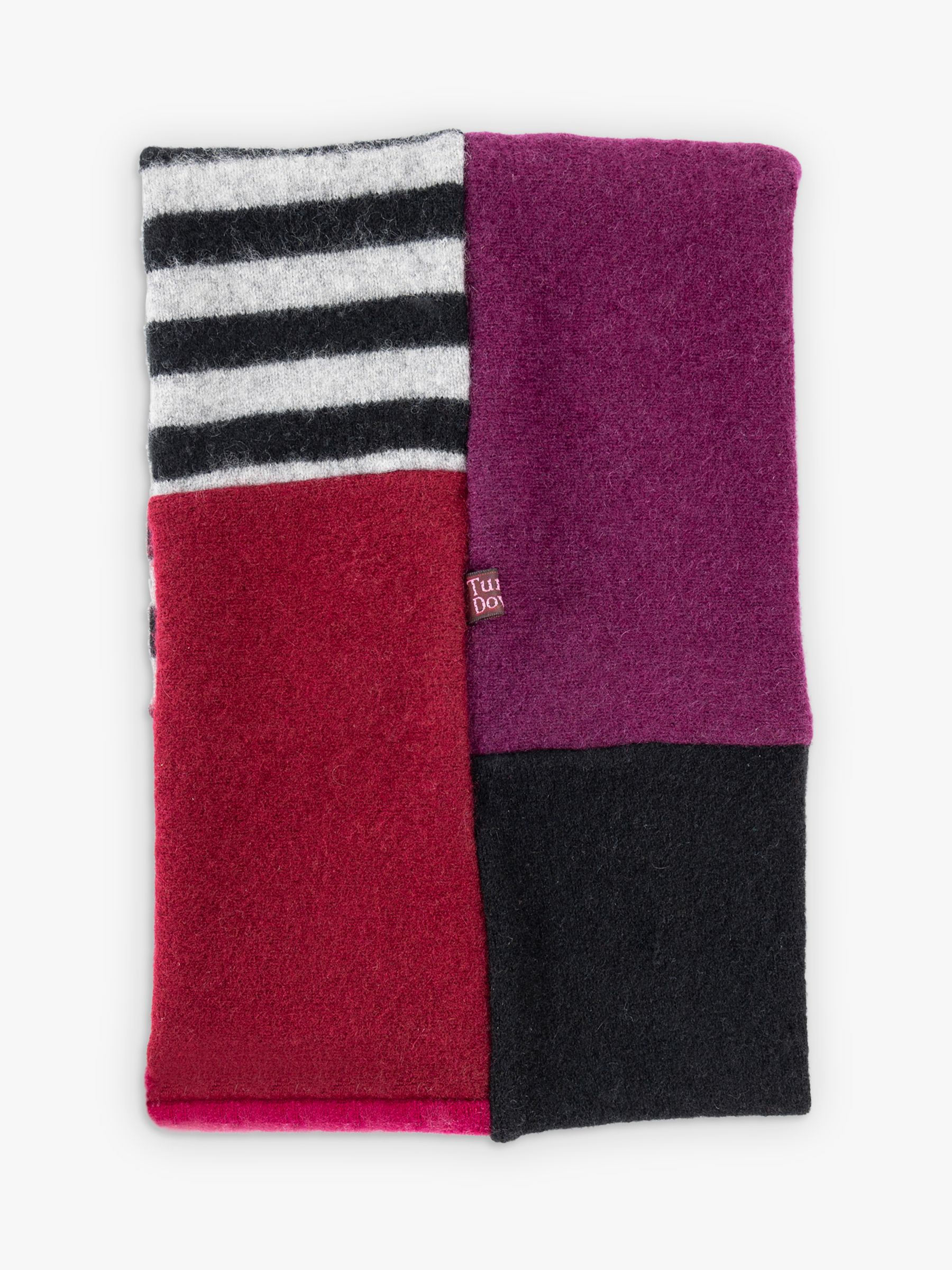 Buy Celtic & Co. Recycled Cashmere Neckwarmer, Mixed Reds Online at johnlewis.com