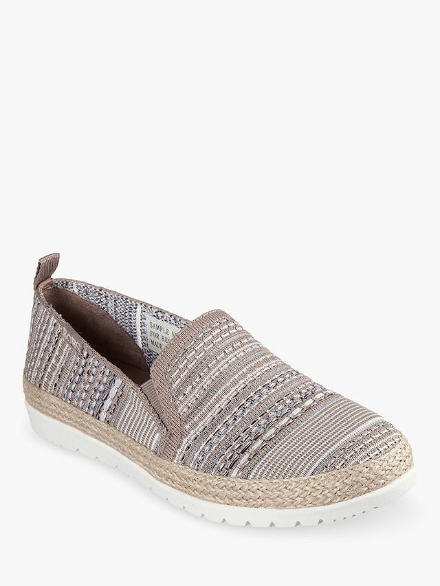 Skechers BOBS Flexpadrille 3.0 Island Muse Espadrille Shoes, Taupe