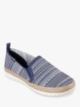 Skechers BOBS Flexpadrille 3.0 Island Muse Espadrille Shoes, Navy