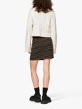 nué notes Samuel Chunky Cable Knit Cardigan, Egret