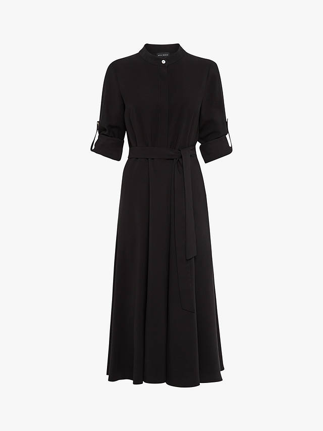 James Lakeland Roll Sleeve Midi Dress, Black