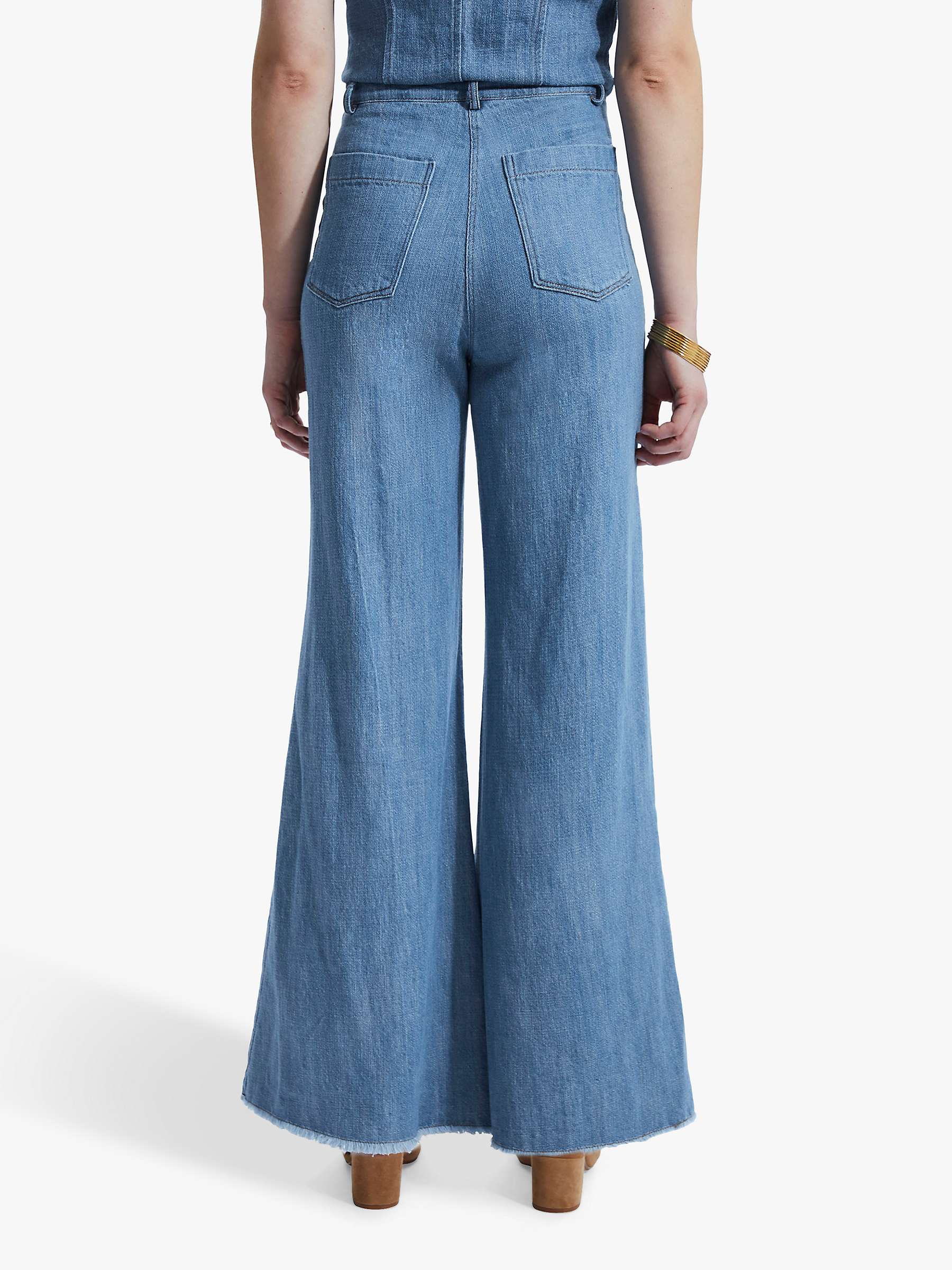 Buy James Lakeland Cotton Flared Jeans, Denim Online at johnlewis.com