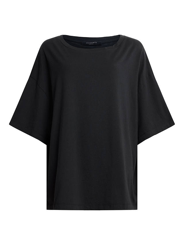 AllSaints Lydia Oversized T-Shirt, Black