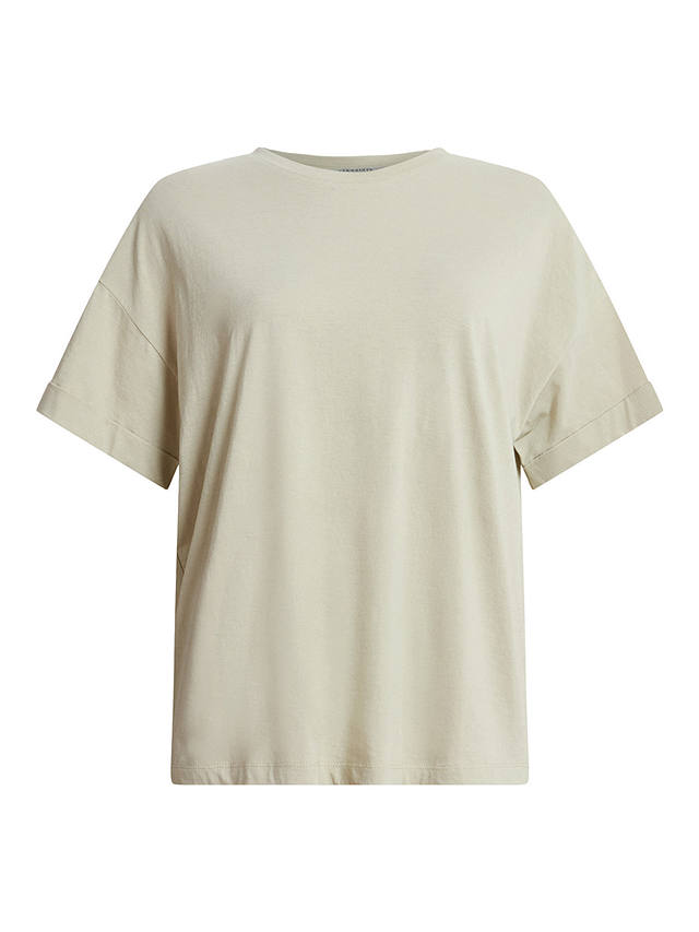 AllSaints Briar Organic Cotton T-Shirt, Muted Green