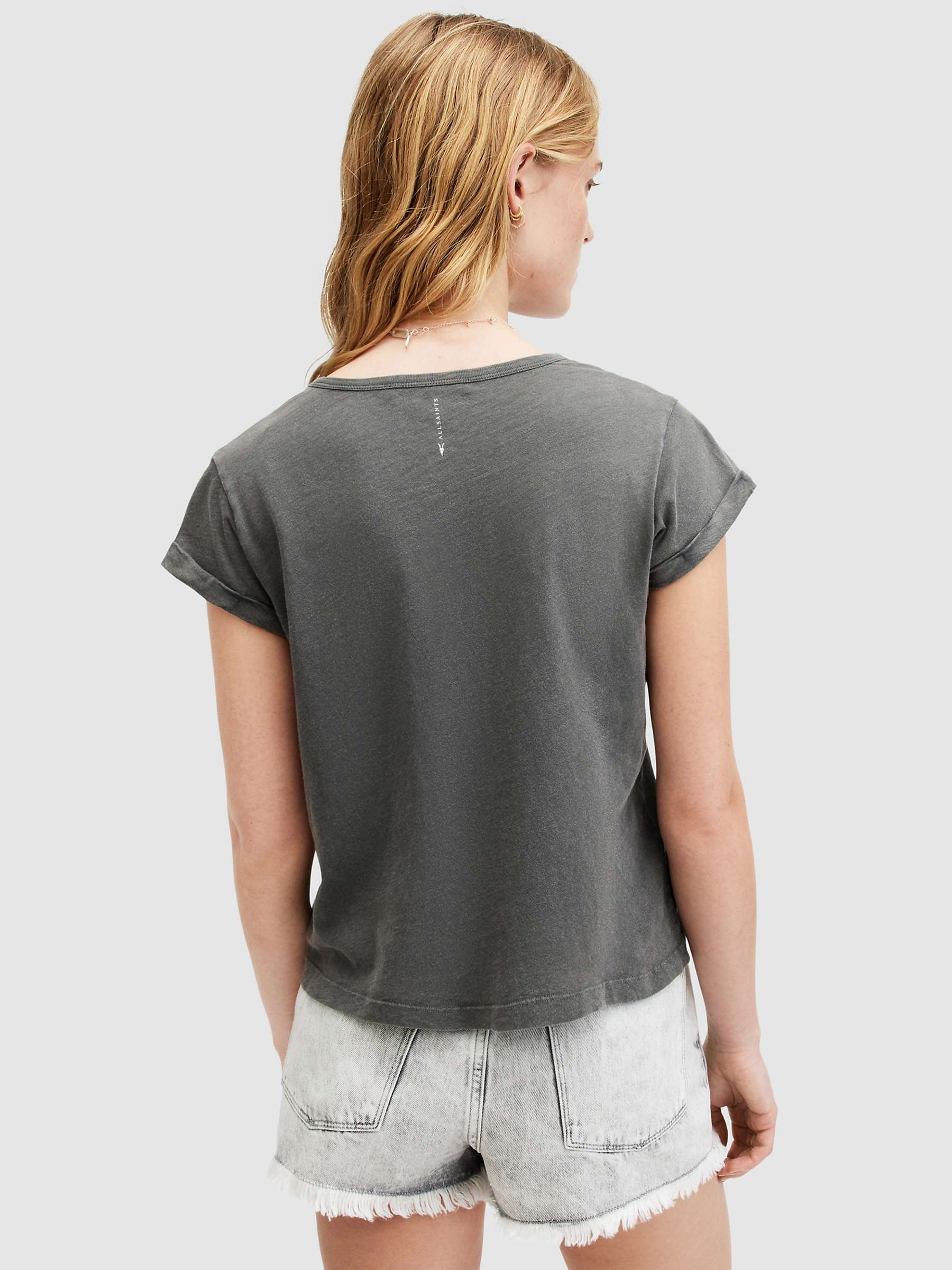 Buy AllSaints Anna V-Neck T-Shirt Online at johnlewis.com