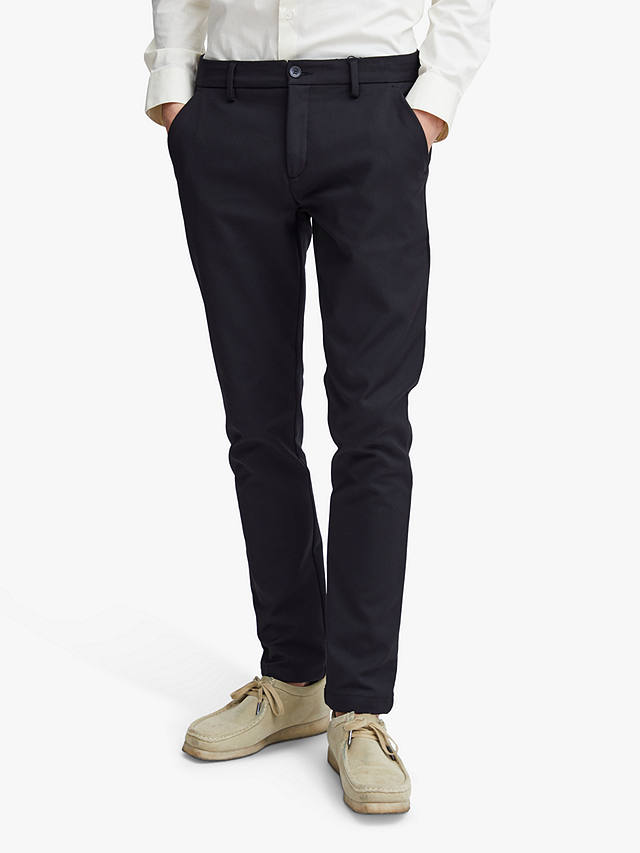 Casual Friday Philip Slim Fit Performance Trousers, Black