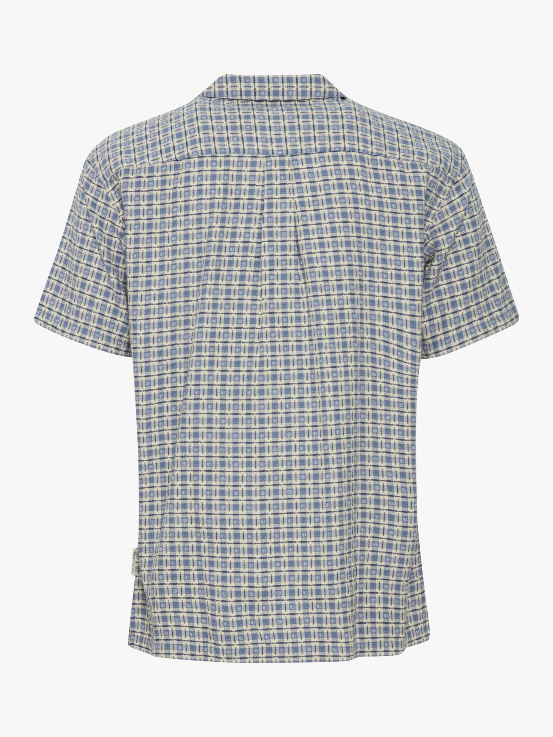 Casual Friday Alvin Short Sleeve Check Resort Shirt, Blue/Multi, S