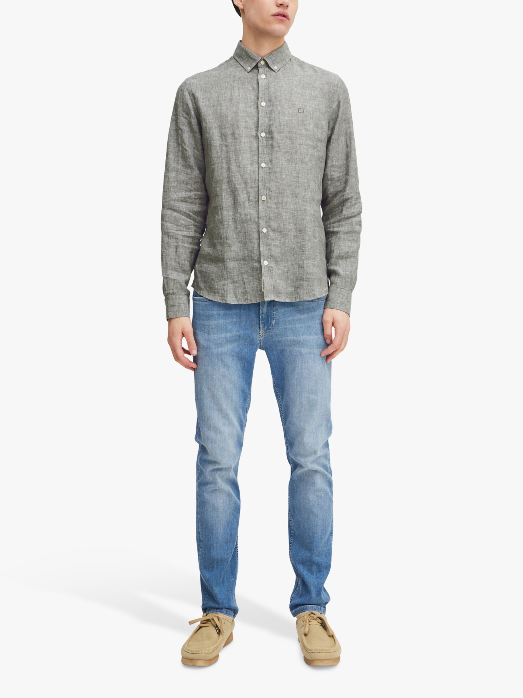 Buy Casual Friday Anton Long Sleeve Linen Shirt Online at johnlewis.com