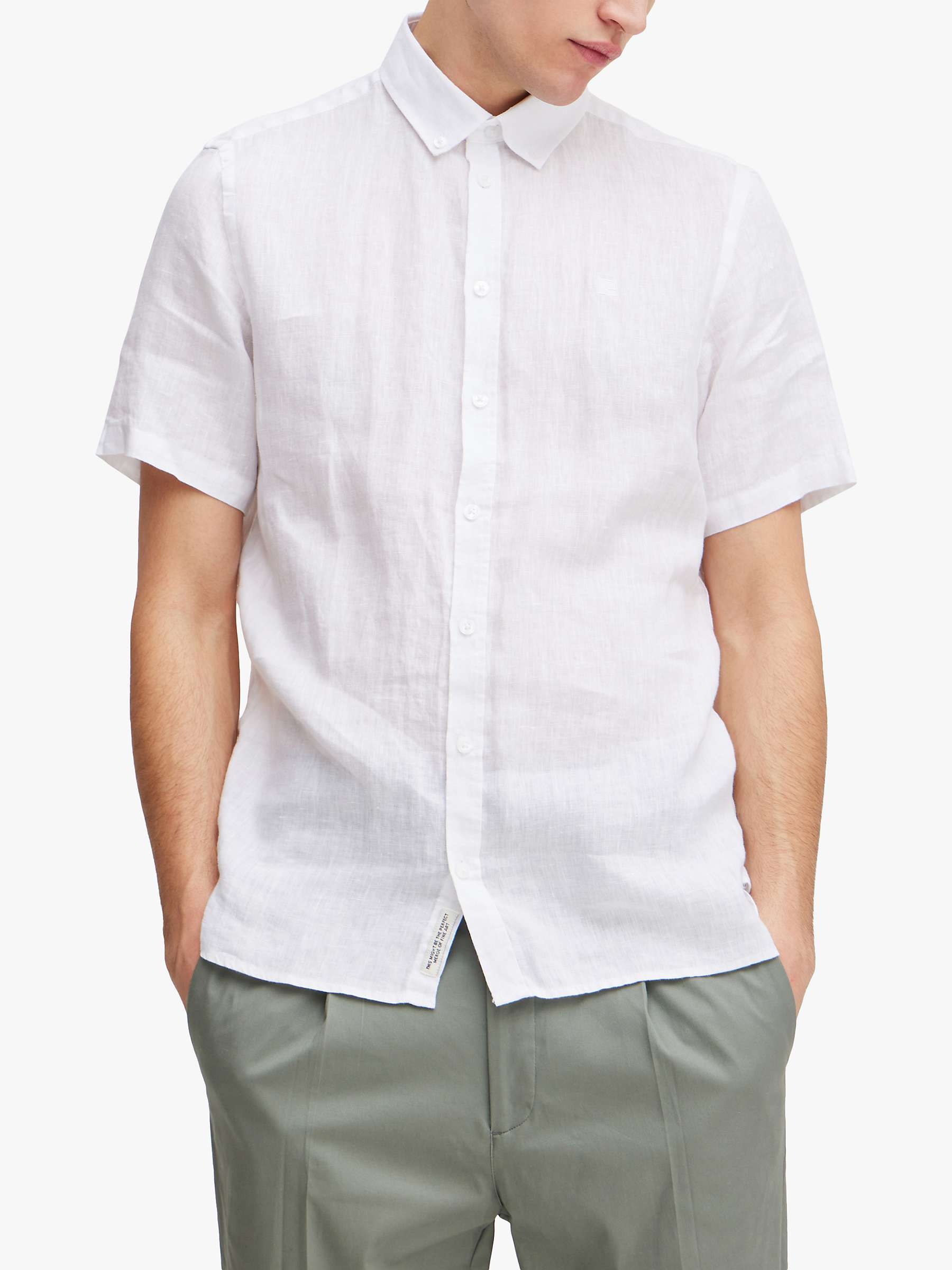 Buy Casual Friday Anton Short Sleeve Linen Shirt Online at johnlewis.com
