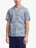 Casual Friday Anton Short Sleeve Palm Linen Shirt