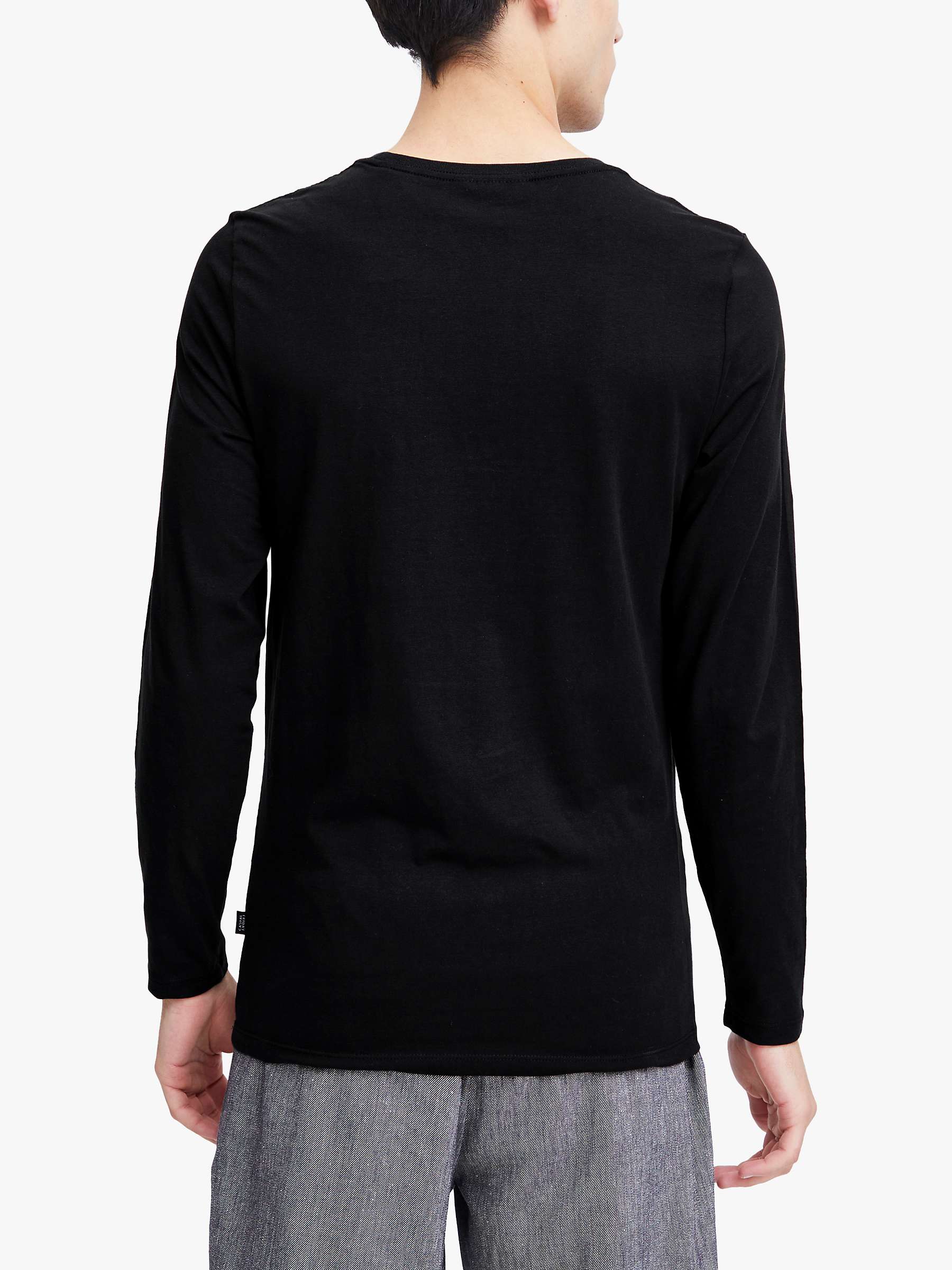 Buy Casual Friday Theo Long Sleeve Basic T-Shirt Online at johnlewis.com