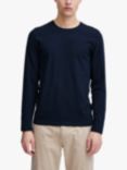 Casual Friday Theo Long Sleeve Basic T-Shirt, Navy