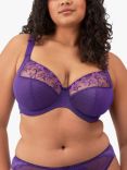 Elomi Charley Underwired Plunge Bra, Purple