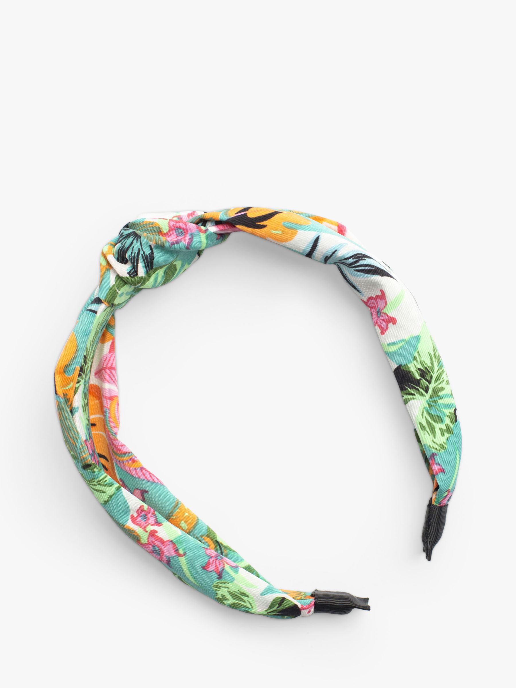 Buy Bloom & Bay Flora Tropical Print Knot Headband, Multi Online at johnlewis.com
