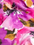 Bloom & Bay Hali Anemone Print Square Scarf, Pink/Multi