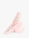 Bloom & Bay Indra Shell Hair Claw, Pale Pink