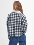 Barbour Maddison Check Cropped Jacket, Summer Navy