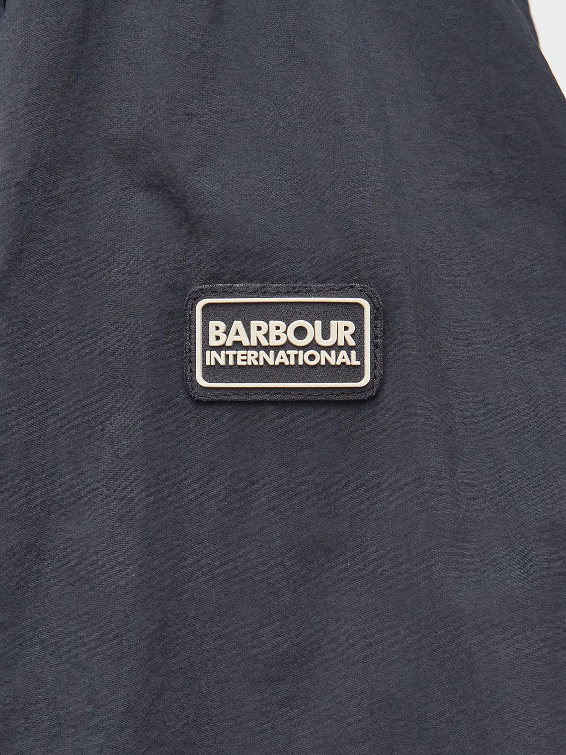 Barbour International Rouse Showerproof Bomber Jacket, Black