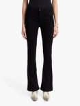 7 For All Mankind Luna Bootcut Jeans, Black
