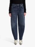 7 For All Mankind Jayne Tapered Jeans, Dark Blue