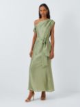 Elliatt Finesse Silk Midi Dress, Sage