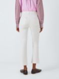 PAIGE Colette Cropped Flared Jeans, Crisp White