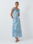 PAIGE Carmelia Floral Dress, French Blue/Multi