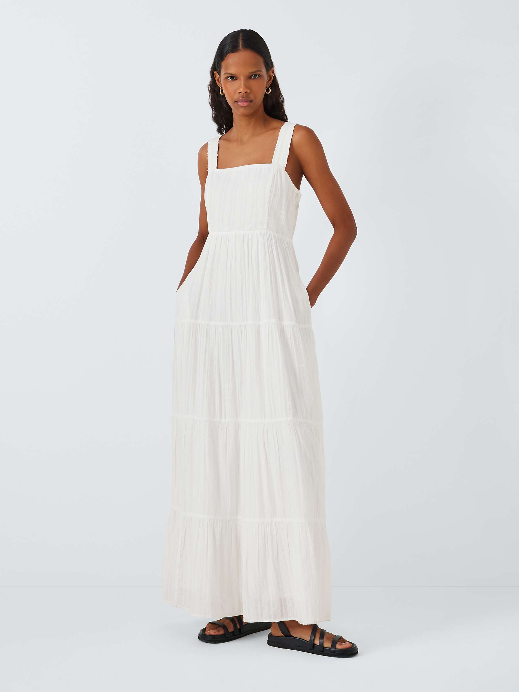 Buy PAIGE Ginseng Tiered Maxi Dress Online at johnlewis.com