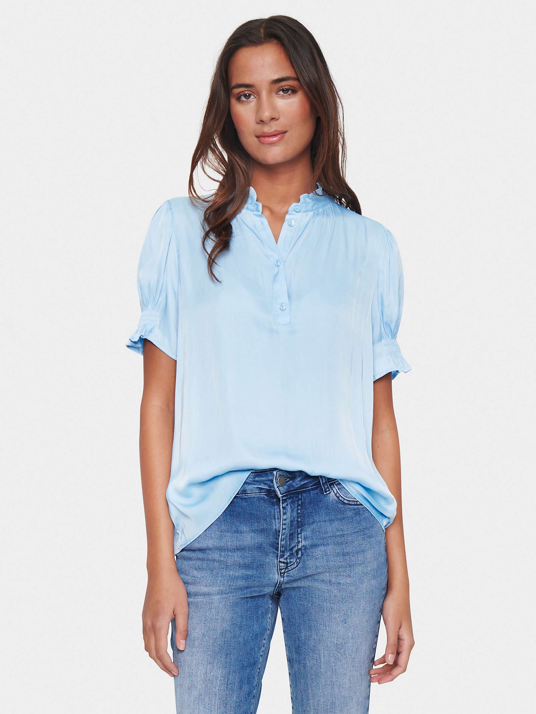 Buy Saint Tropez Veeni Half Sleeve Regular Fit Shirt, Dutch Canal Online at johnlewis.com