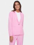 Saint Tropez Celest Shawl Collar Button Blazer, Fuchsia Pink, Fuchsia Pink